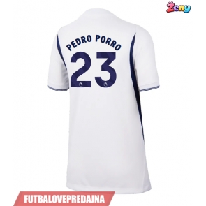 Lacne Ženy Futbalové dres Tottenham Hotspur Pedro Porro #23 2026-27 Krátky Rukáv - Domáci